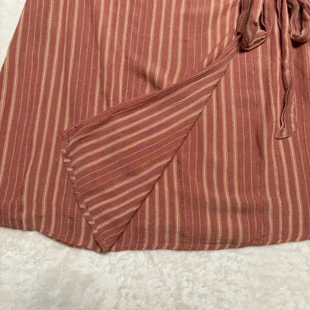 American Eagle Outfitters True Wrap Mini Skirt Striped Size XS‎